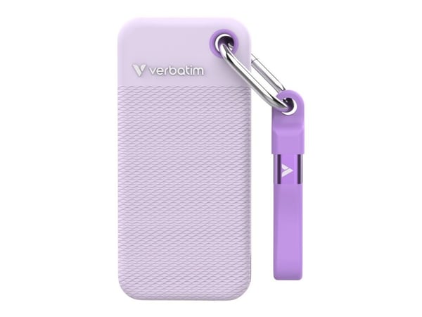 Verbatim Pocket SSD 2TB USB-C 3.2 gen.2 ulkoinen asema valkoinen-violetti 32323