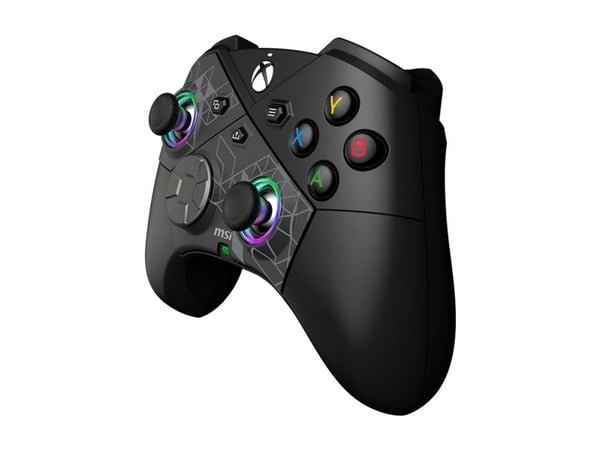MSI FORCE PRO W CONTROLLER, Pad-ohjain, Android, PC, Xbox One S, Xbox One X, Xbox Series S, Xbox Series X, Takanuppi, D-pad, Makropainke, Virtapain...