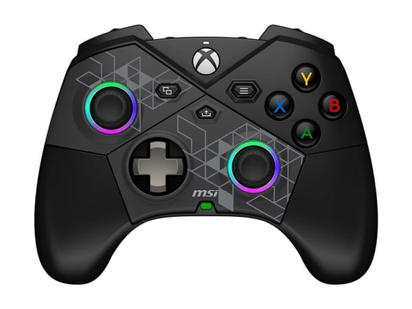 MSI Force Pro - Håndkonsoll - 13 knapper - trådløs - 2.4 GHz/Bluetooth - for PC, Microsoft Xbox One S, Microsoft Xbox One X, Microsoft Xbox Series ...