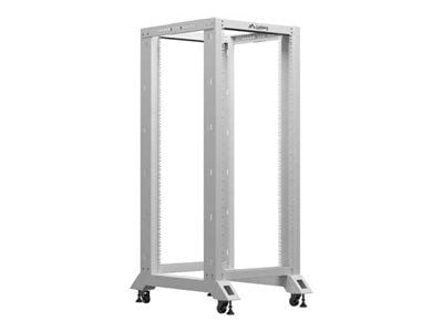 Lanberg - Rack öppen ram - 600 x 800 mm (BxD) - grå, RAL7035 - 27U - 19"