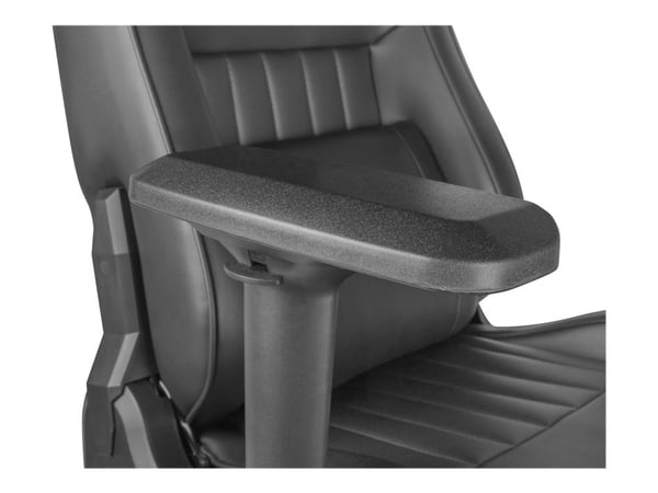Genesis Nitro 950 - Stol - ergonomisk - liggestol - armlener - T-formet - tipping - roterende - kunstlær - svart