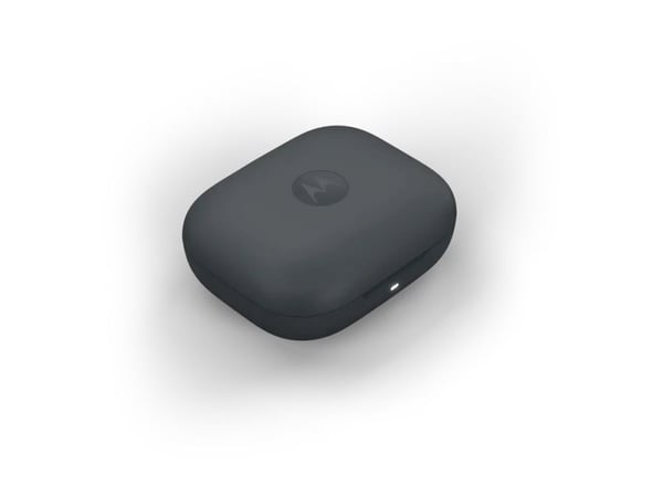 Motorola moto buds bass - True wireless-hodetelefoner med mikrofon - i øret - Bluetooth - aktiv støydemping - pantone mørk skygge