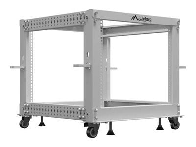 Lanberg - Rack öppen ram - 600 x 600-1000 mm (BxD) - grå, RAL7035 - 9U - 19"