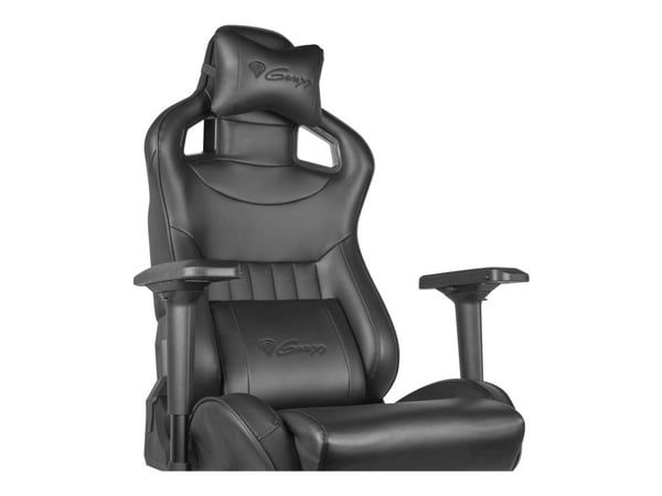 Genesis Nitro 950 - Stol - ergonomisk - liggestol - armlener - T-formet - tipping - roterende - kunstlær - svart