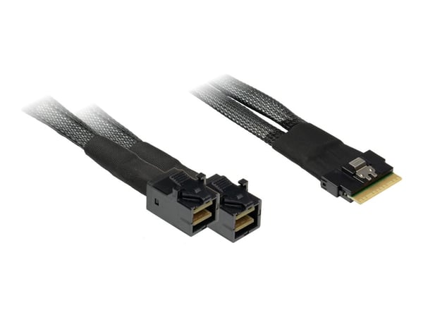 Inter-Tech Inter-Tech Kabelis SFF 8654-8x - SFF 8643-2x 0,75m