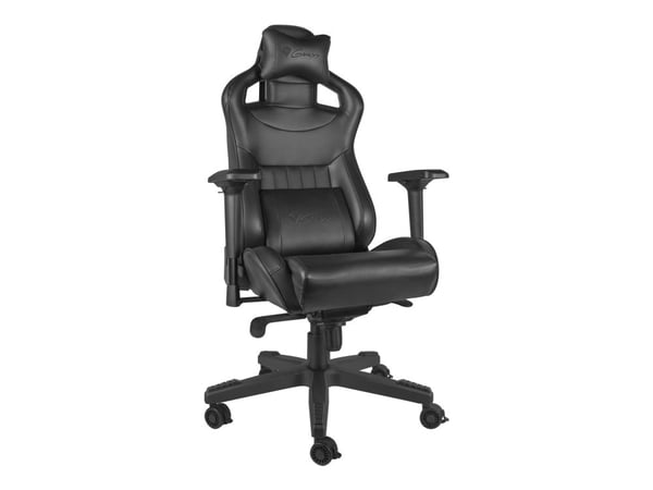 Genesis Nitro 950 - Stol - ergonomisk - liggestol - armlener - T-formet - tipping - roterende - kunstlær - svart