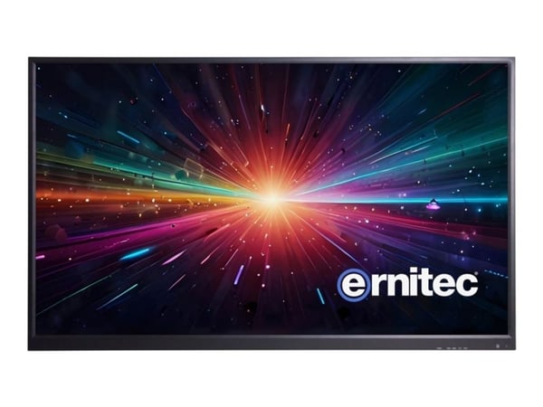 Ernitec - LED-skjerm - 49" - 3840 x 2160 4K - 500 cd/m² - 5000:1 - 5 ms - 3xHDMI, DVI, DisplayPort - høyttalere - svart
