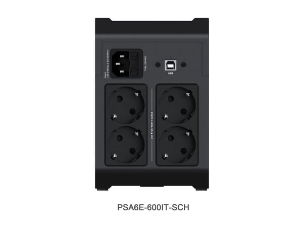 Vertiv Essentials Series - UPS - AC 220 - 240 V - 315 watt - 600 VA - enkeltfase - utgangskontakter: 4
