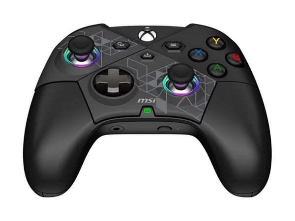MSI Force Pro - Håndkonsoll - 13 knapper - trådløs - 2.4 GHz/Bluetooth - for PC, Microsoft Xbox One S, Microsoft Xbox One X, Microsoft Xbox Series ...