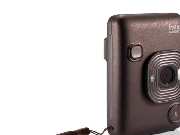 Fujifilm Instax Mini LiPlay - Digitalkamera - kompakt med øyeblikkelig bildeskriver - Bluetooth - deep bronze