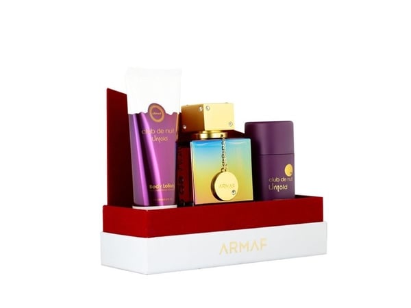 Armaf Club de Nuit Untold EDP 105 ml + DST 75 g + BL 100 ml (unisex)