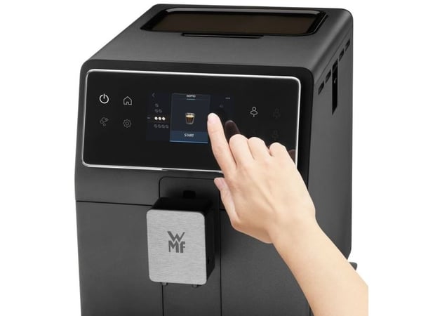 WMF Perfection CP8208, Vakuumkaffemaskin, 2 l, Kaffe bønner, Innebygd kaffekvern, Svart