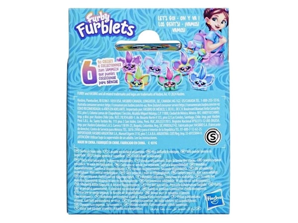 Furby Furblet Pix-Elle, Tegneseriefigur, 6 år, Interaktiv, Gir fra seg lyd, A76