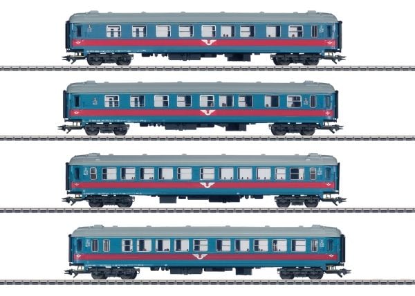 Märklin 43789, Togmodell, Montert på forhånd, HO (1:87), Alle kjønn, 15 år, Blå, Rød