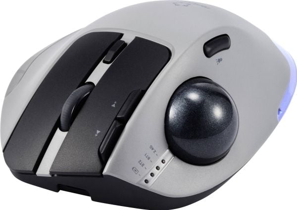 Renkforce RF-WLEM-500 Ergonomisk mus trådløs radio Bluetooth optisk grå svart 7 (RF-6697034)