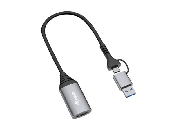 Equip 133498, USB Type-A, USB Type-C, HDMI-utgang, 1920 x 1080 piksler