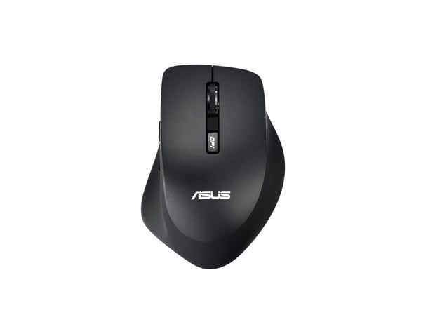 ASUS WT425 - Mus - optisk - 6 knapper - trådløs - USB trådløs mottaker - glanshvit