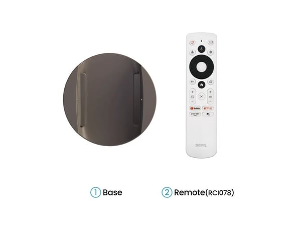 BenQ - DLP-projektor - 2200 lumen (hvit)