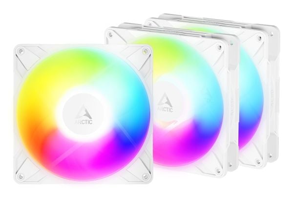 ARCTIC Freezer P14 Pro Reverse A-RGB (hvit) - 3-pakning, vifte, 14 cm, 166,5 m³/t, hvit