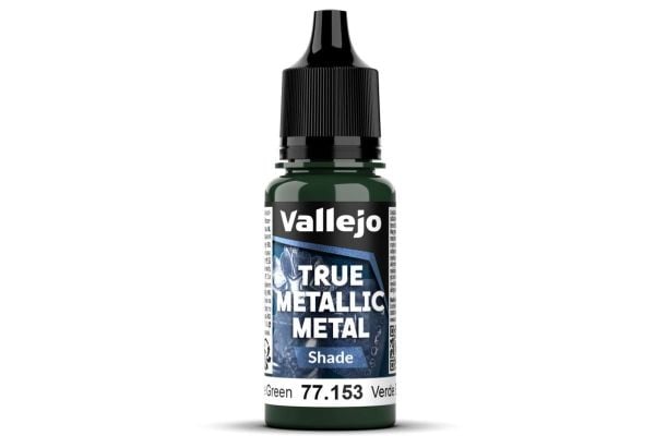 Vallejo 77.153 True Metallic Metal Shade Beetle Green (18 ml)