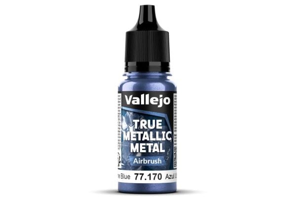 Vallejo 77.170 True Metallic Metal - Airbrush - Ultramarine Blue (18 ml)