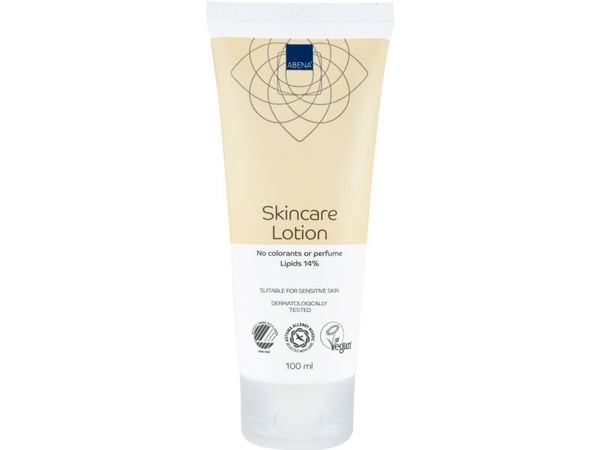 Hudlotion, ABENA, 100 ml, uden farve og parfume, 14% - (6 stk.)