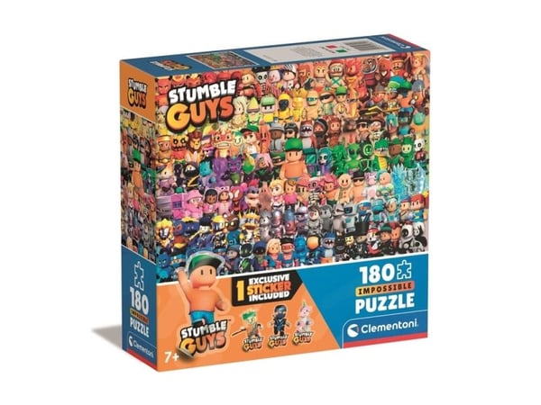 Clementoni Jigsaw 180EL CLM 29321 IMPOSSIB STUMBLE GUYS PUD