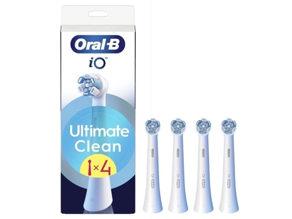 Oral-B iO Ultimate Clean utbytesspetsar vit 4 st.