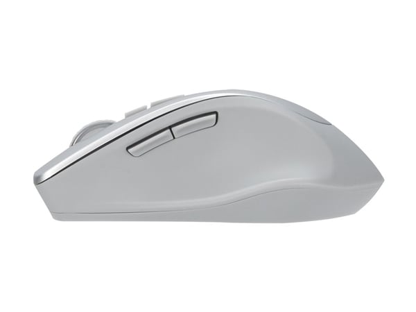 ASUS WT425 - Mus - ergonomisk - optisk - 6 knapper - trådløs - 2.4 GHz - USB trådløs mottaker - sølvsløret
