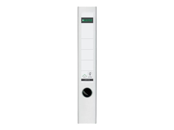 LEITZ plastmappe, 180 grader, DIN A4, 52 mm, hvitfarget pappomslag, laminert med PP-film (1015-50-01)
