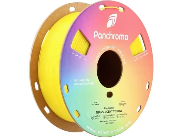 Polymaker Polimaker Panchroma PLA läpikuultava 1.75mm 1kg - läpikuultava Geltona Polymaker Polimaker Panchroma PLA läpikuultava 1.75mm 1kg - läpikuultava Geltona
