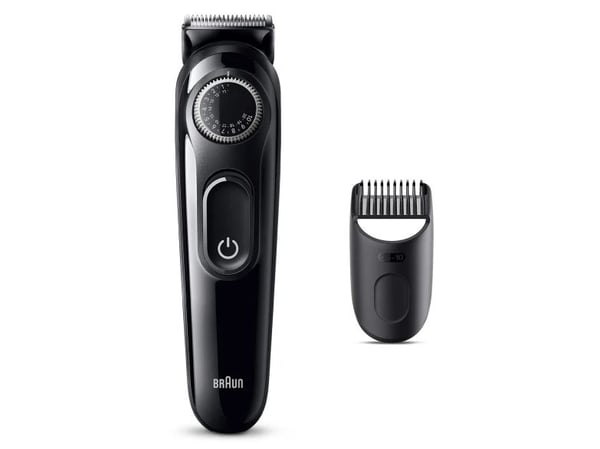 Braun BeardTrimmer 3 BT3400, Vaskbar, Batteri, Svart