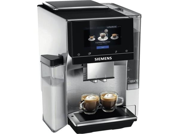 Siemens EQ.700 integral TQ715R03 - Automaattinen kahvinkeitin maidonvaahdottimella - 19 baaria - ruostumatonta terästä