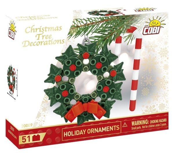COBI Christmas tree decorations - Holiday ornaments, Byggklossar, 5 År, 51 styck