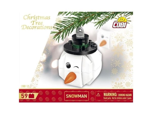 COBI Snowman, Byggeklosser, 5 år, 59 stykker