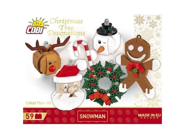 COBI Snowman, Byggeklosser, 5 år, 59 stykker