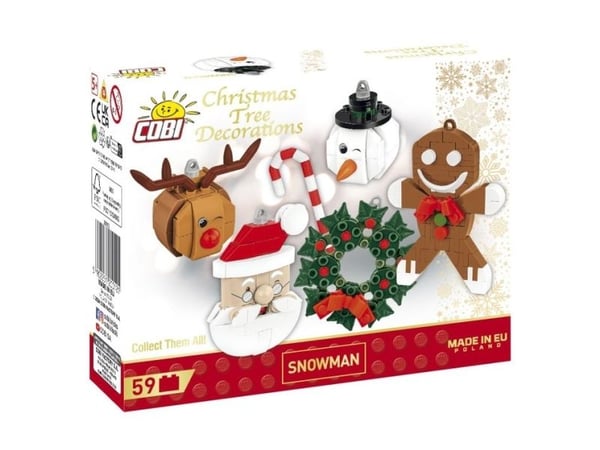 COBI Snowman, Byggeklosser, 5 år, 59 stykker