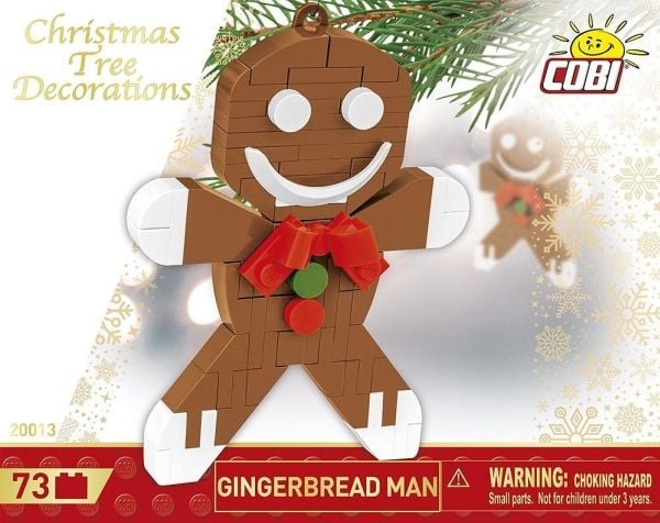 COBI Gingerbread Man, Byggesten, 5 År, 73 stk