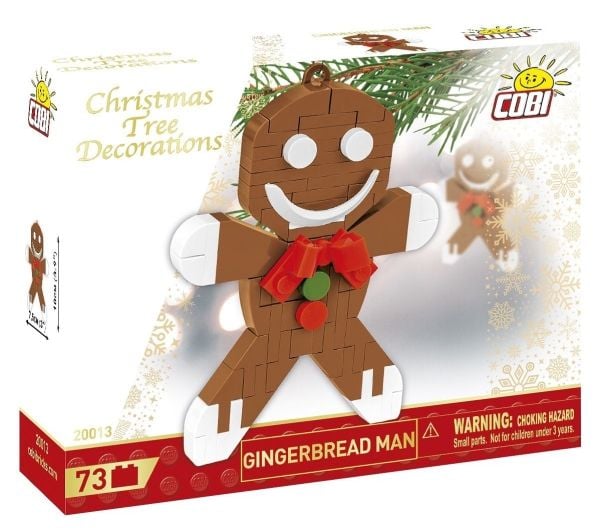 COBI Gingerbread Man, Byggesten, 5 År, 73 stk