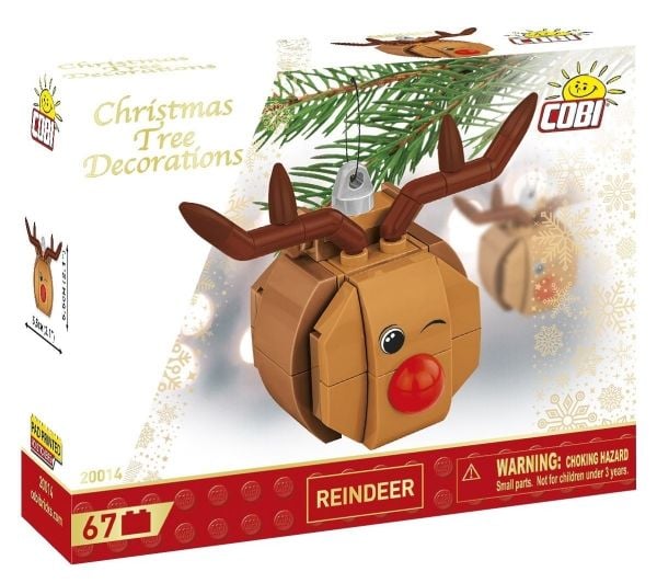 Cobi joulukuusen koristelu tiilistä - Poro