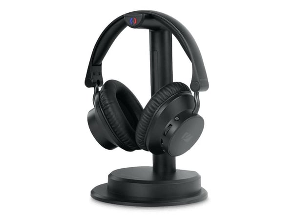 Muse TV Headphones with Transmitter Charging Base M-282 CTV, Black | Muse