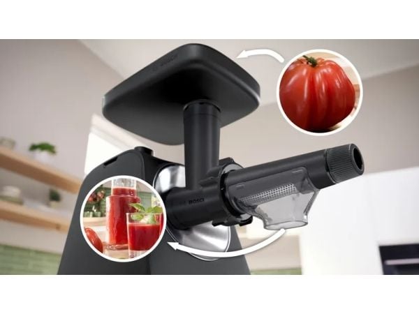 Bosch MWZS0JPB, Svart, Rustfritt stål, Transparent, Rustfritt stål, MultiPower 4, 6, 8, 400 g, 90 mm, 244 mm
