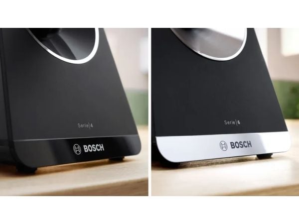 Bosch MWZS0JPB, Svart, Rustfritt stål, Transparent, Rustfritt stål, MultiPower 4, 6, 8, 400 g, 90 mm, 244 mm