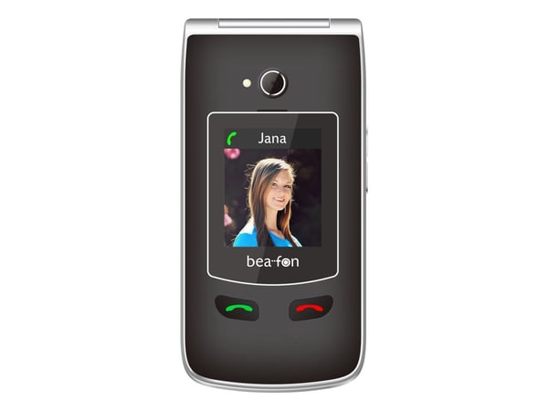 Beafon SL645plus, Avattava, Yksittäinen SIM, 7,11 cm (2.8"), 3 MP, 1550 mAh, musta, Hopea