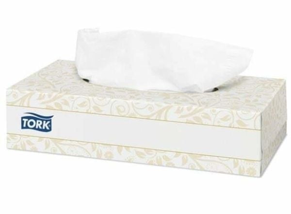 Ansigtsservietter Tork Extra Soft med 100 ark pr./pakke - (30 pakker pr. karton)