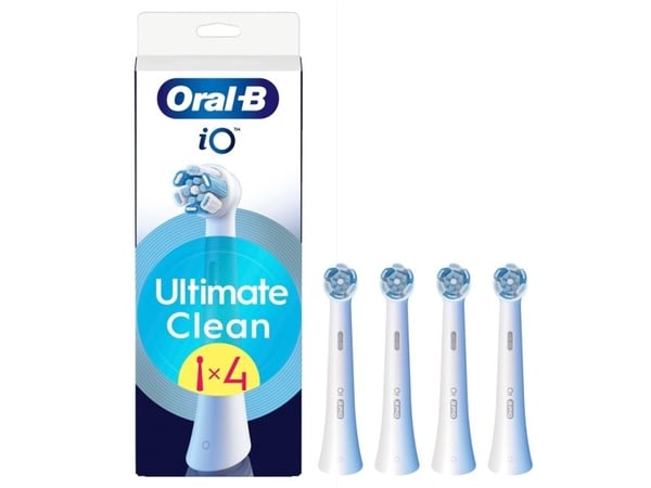 Oral-B iO Ultimate Clean utbytesspetsar vit 4 st.