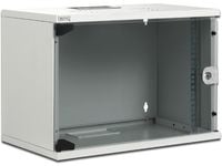 DIGITUS Professional Compact Series DN-19 12-U-S-1 - Skap - veggmonterbar - lysegrå, RAL 7035 - 12U - 19"