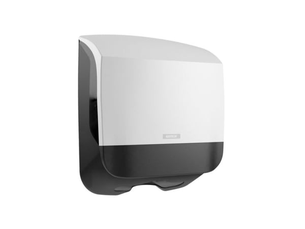 Dispenser Katrin Håndklædeark S L13.5xB30xH32.9cm Plast Hvid,1 stk/krt