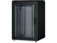 Digitus Unique DN-19 22U-8/8-B-1 - Rack skap - svart, RAL 9005 - 22U - 19"