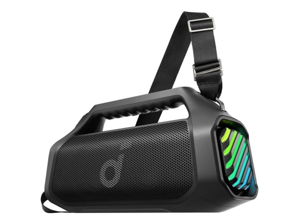 Soundcore Boom 2 Pro - Högtalare - för bärbar användning - trådlös - Bluetooth - Appkontrollerad - 140 Watt - 2-vägs - svart